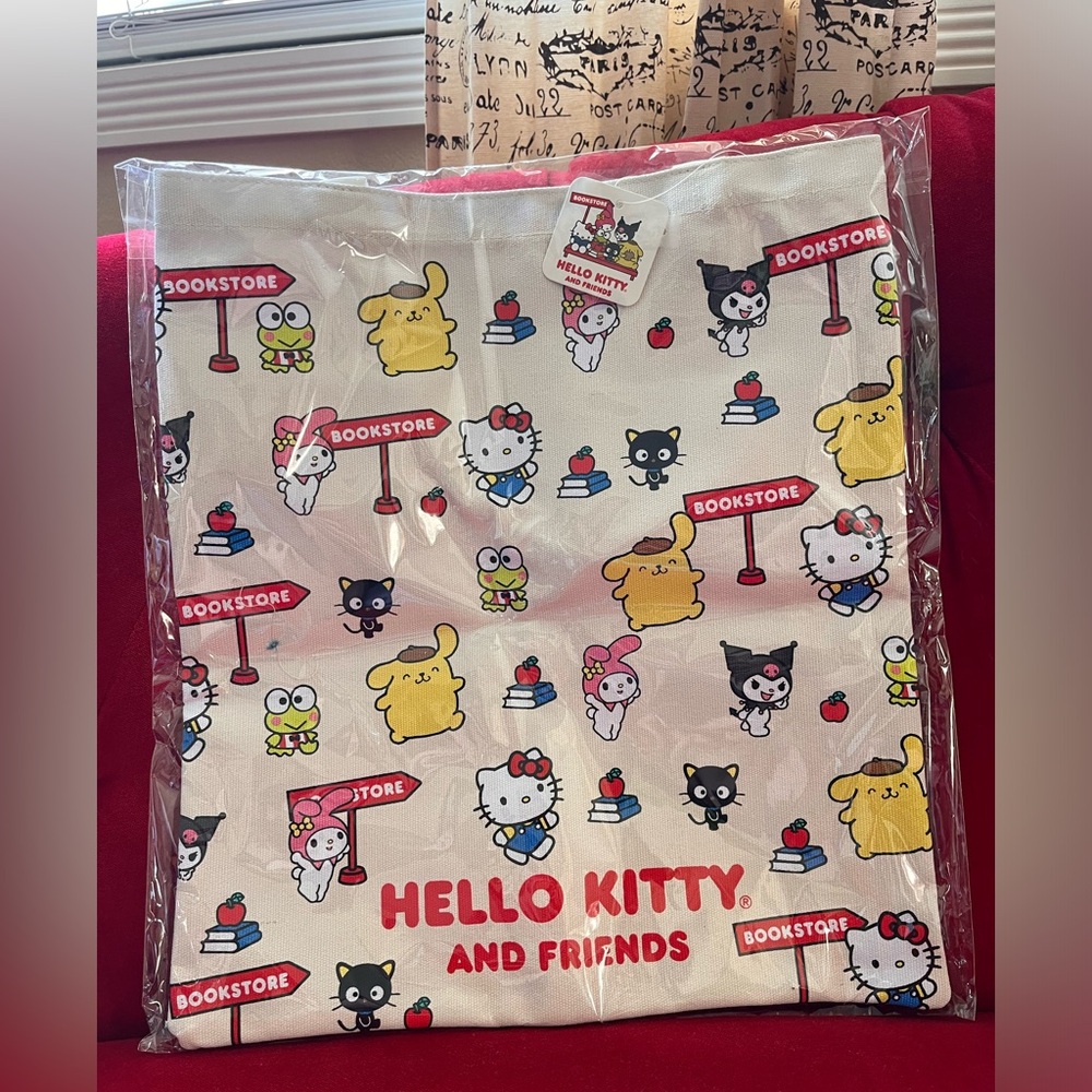 Hello Kitty x Kinokuniya Bookstores Japan   Tote Bag NIP